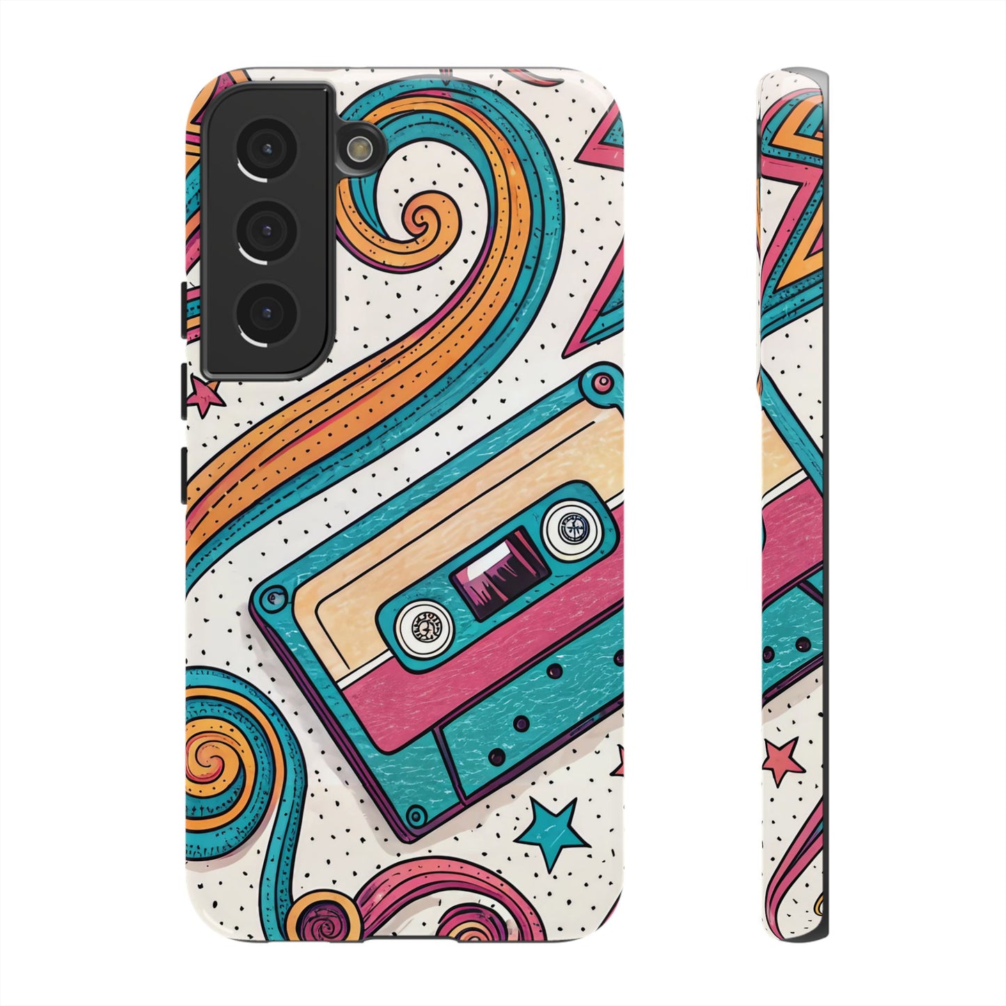 Retro Cassette Samsung Tough Phone Case