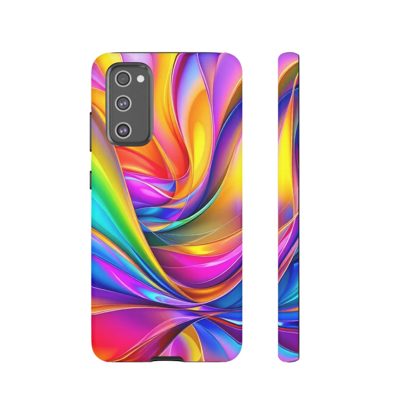 Deconstructed Rainbow Wave Samsung Tough Case