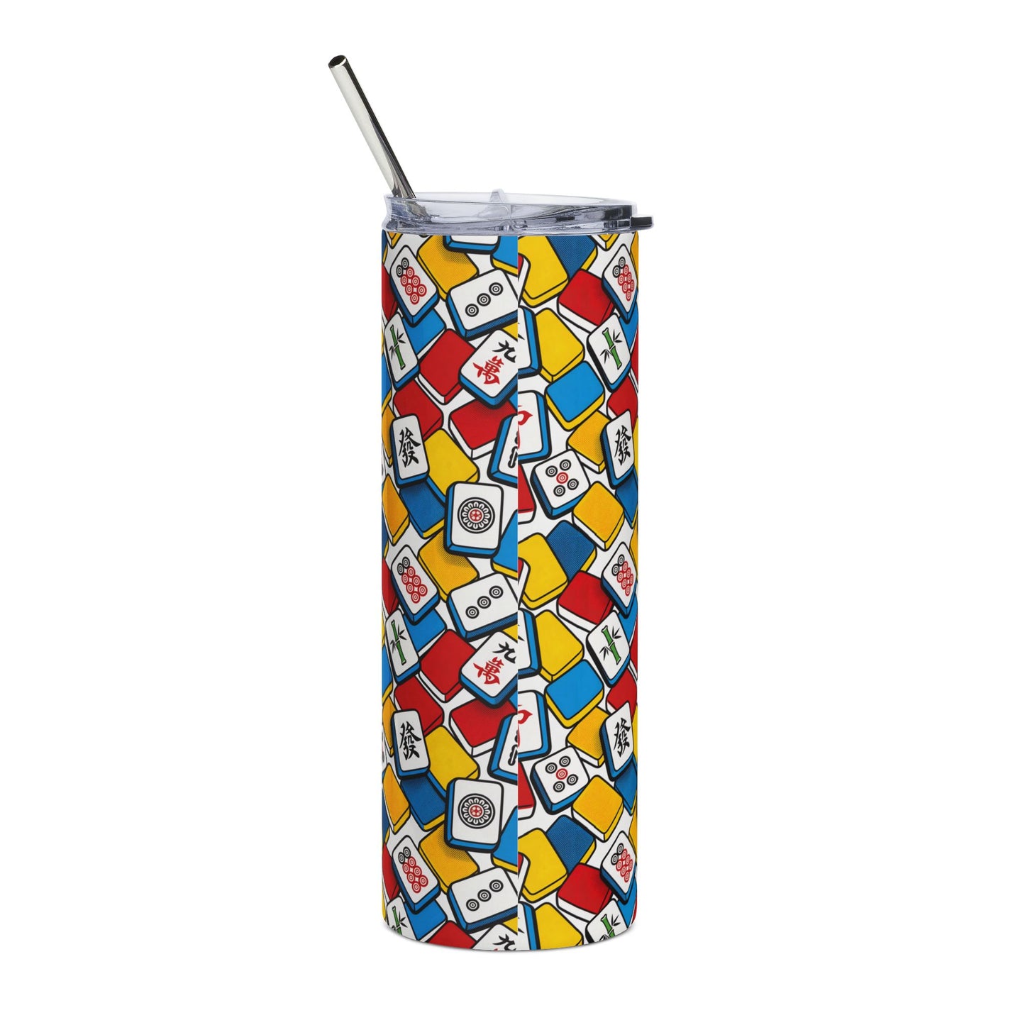 Vibrant Mahjong Collection – 20 oz Stainless Steel Tumbler