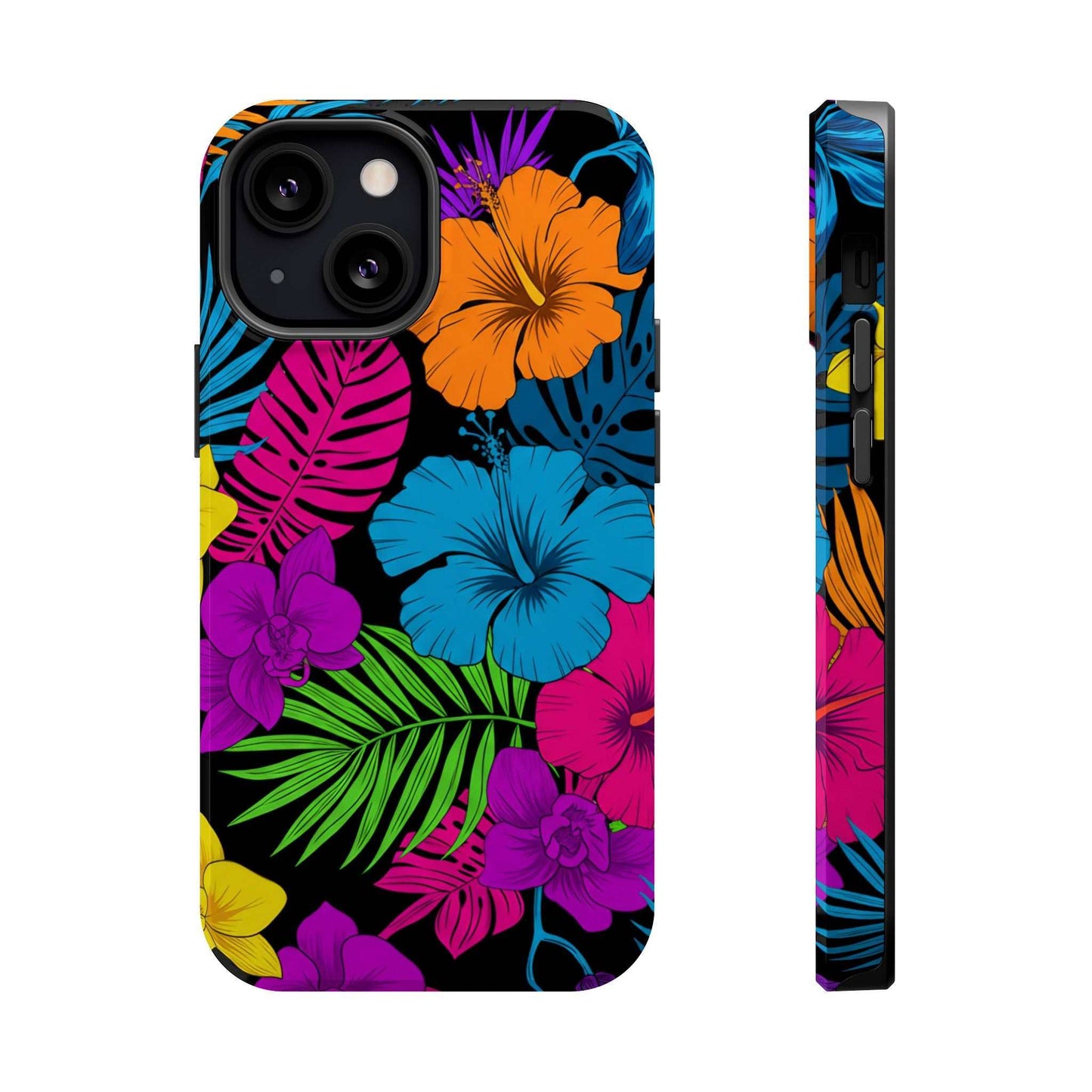 Modern Tropical Floral Design iPhone Case