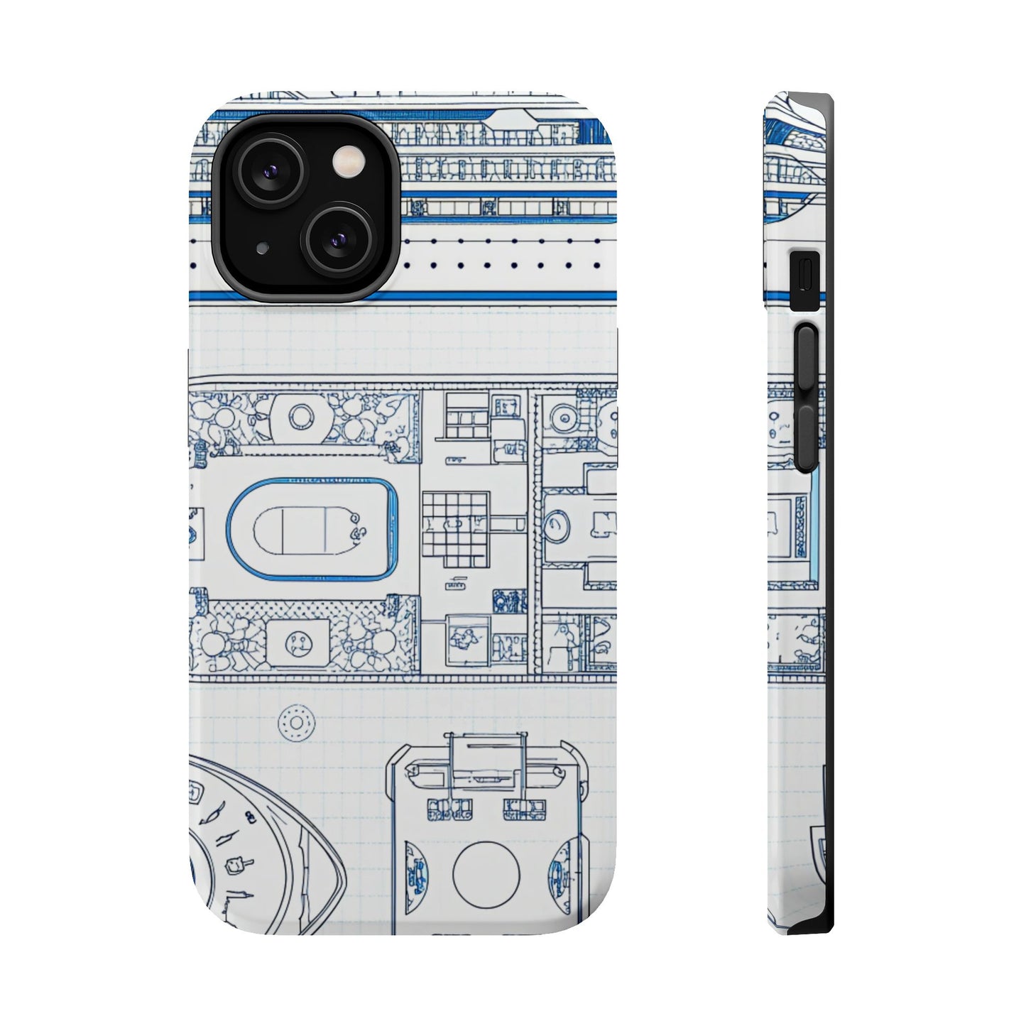 Cruise Ship Design Inspired iPhone Tough Case