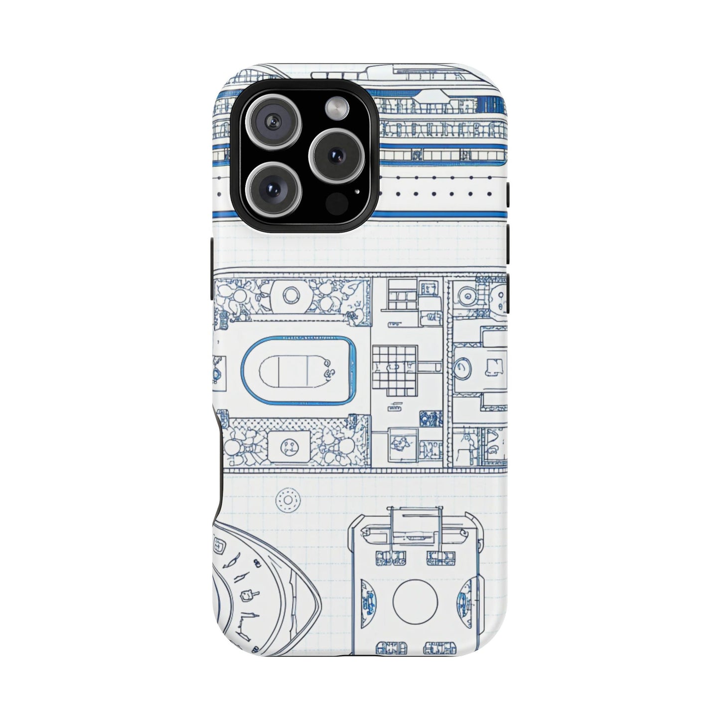 Cruise Ship Design Inspired iPhone Tough Case