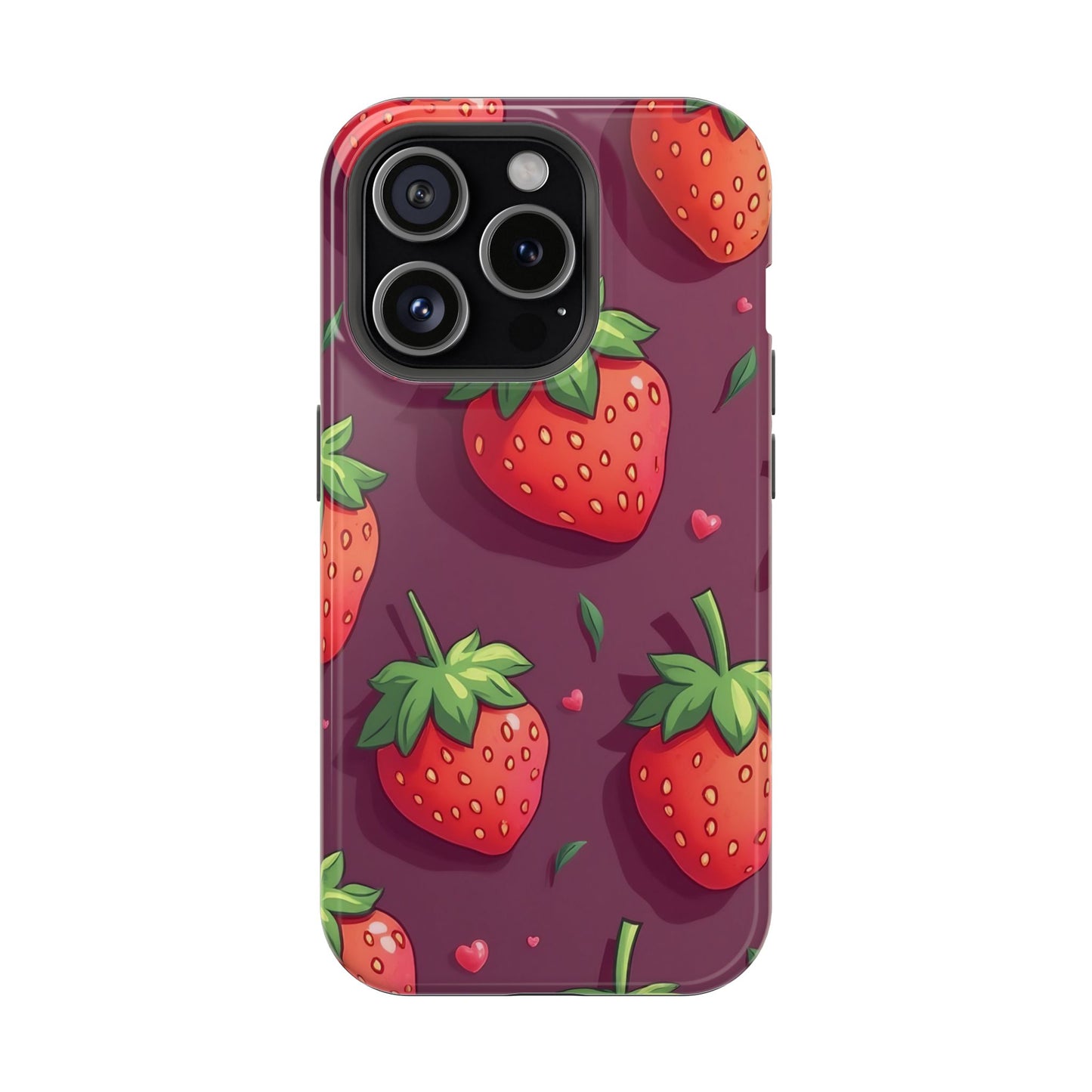 Strawberry Design iPhone Tough Phone Case