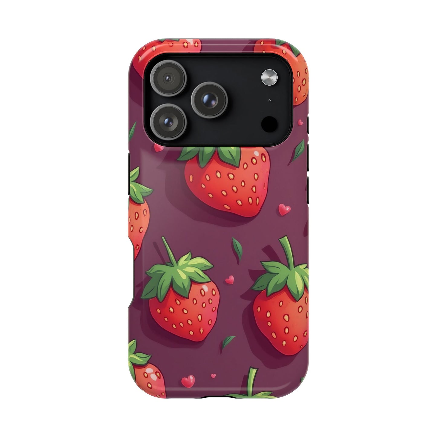 Strawberry Design iPhone Tough Phone Case