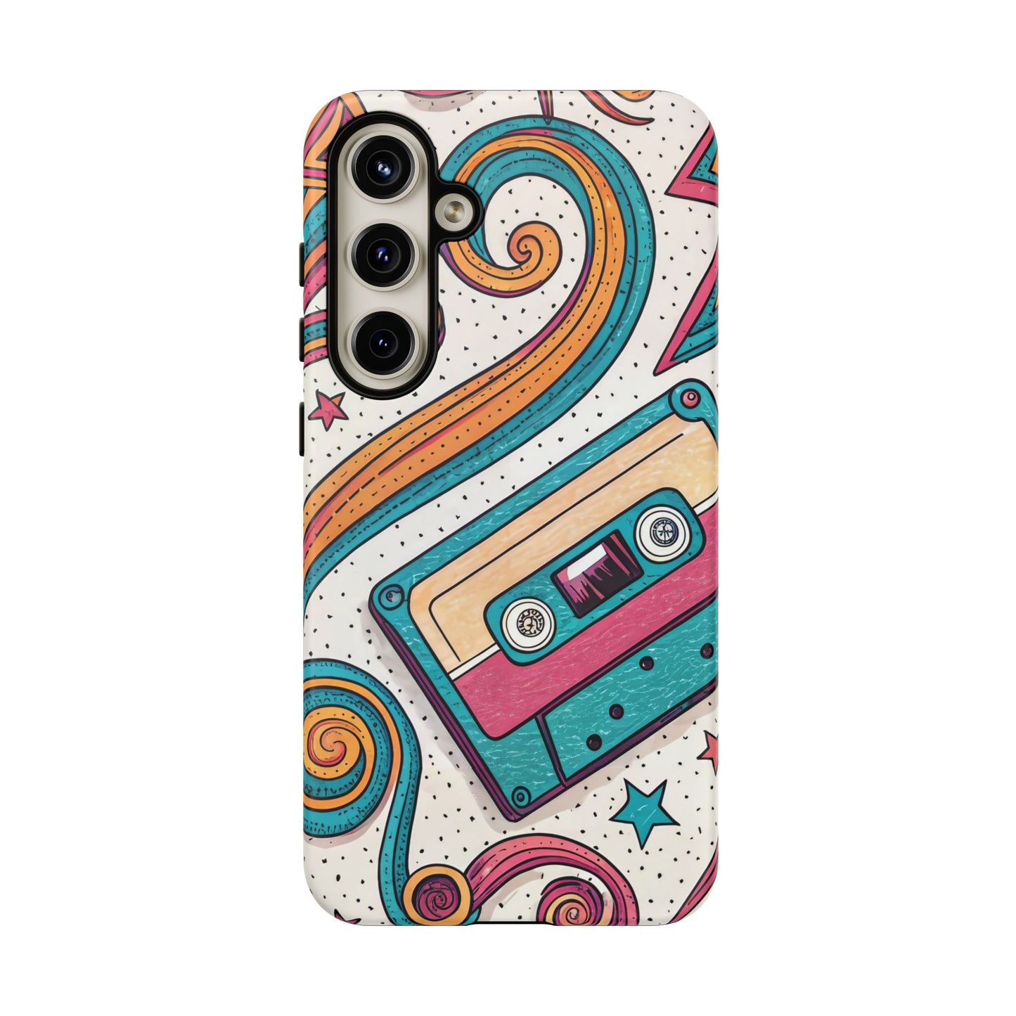 Retro Cassette Samsung Tough Phone Case