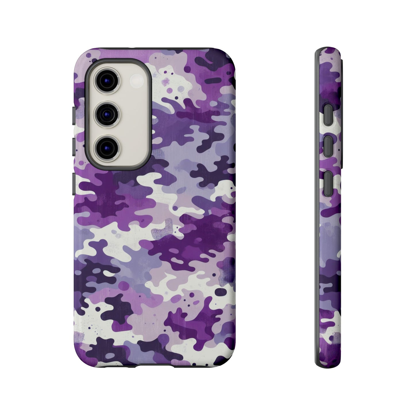 Purple Camouflage Samsung Phone Case