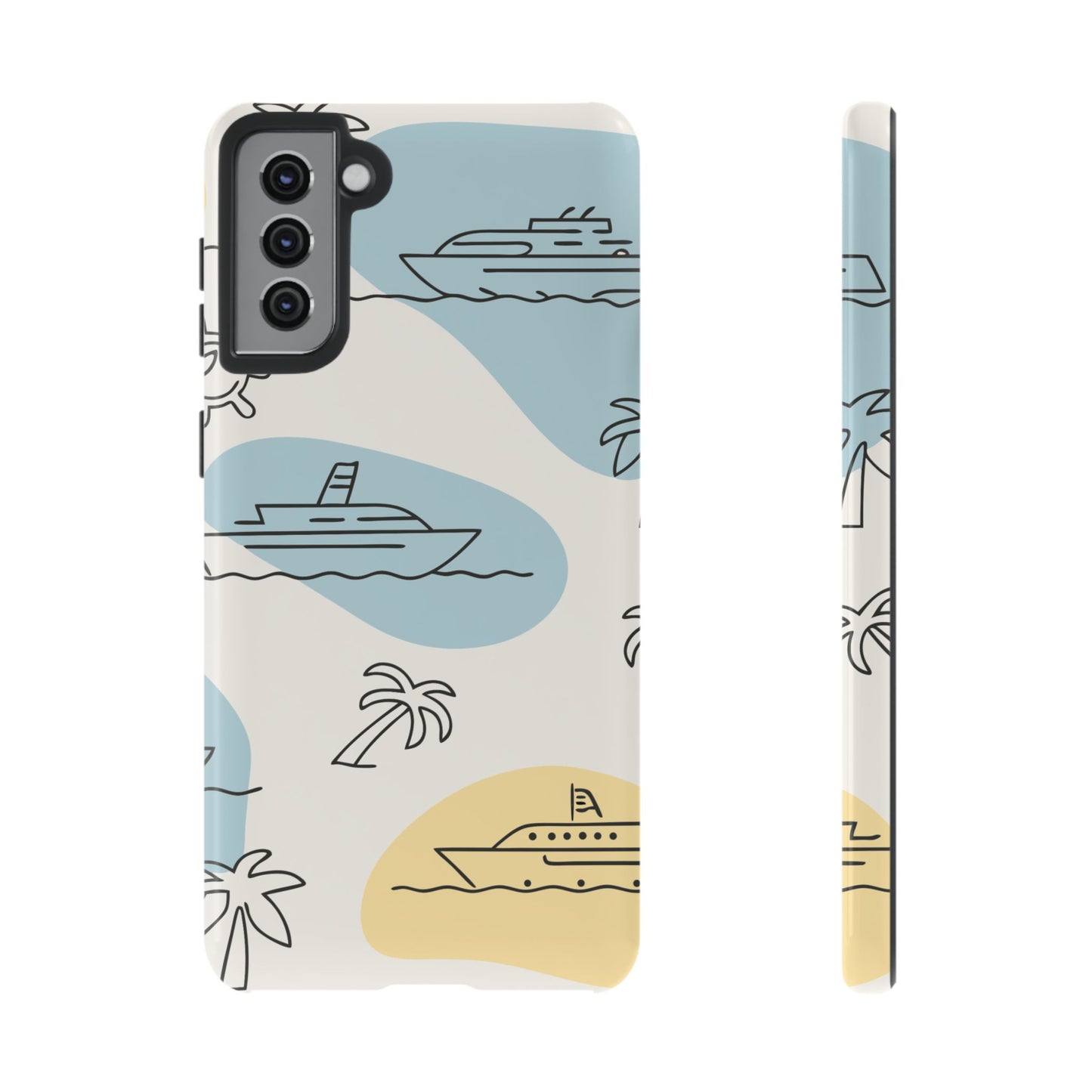 Retro Cruise Vacation Samsung Tough Phone Case