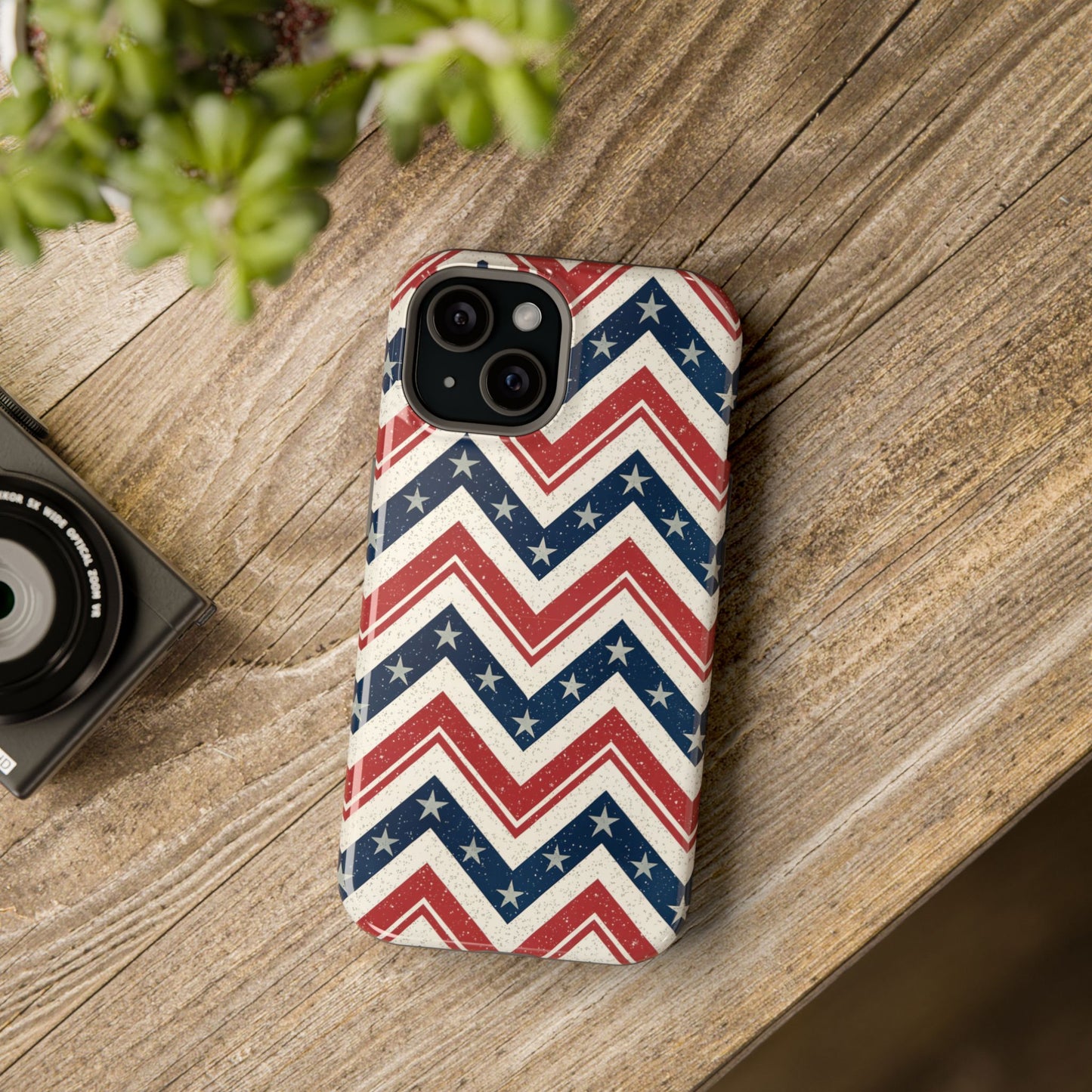 Vintage Patriotic Design iPhone Tough Case