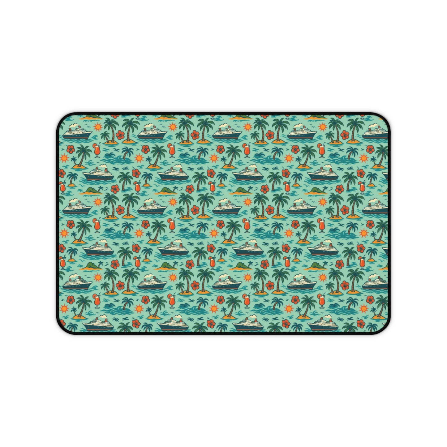 Desk Mat - Tropical Cruise Design