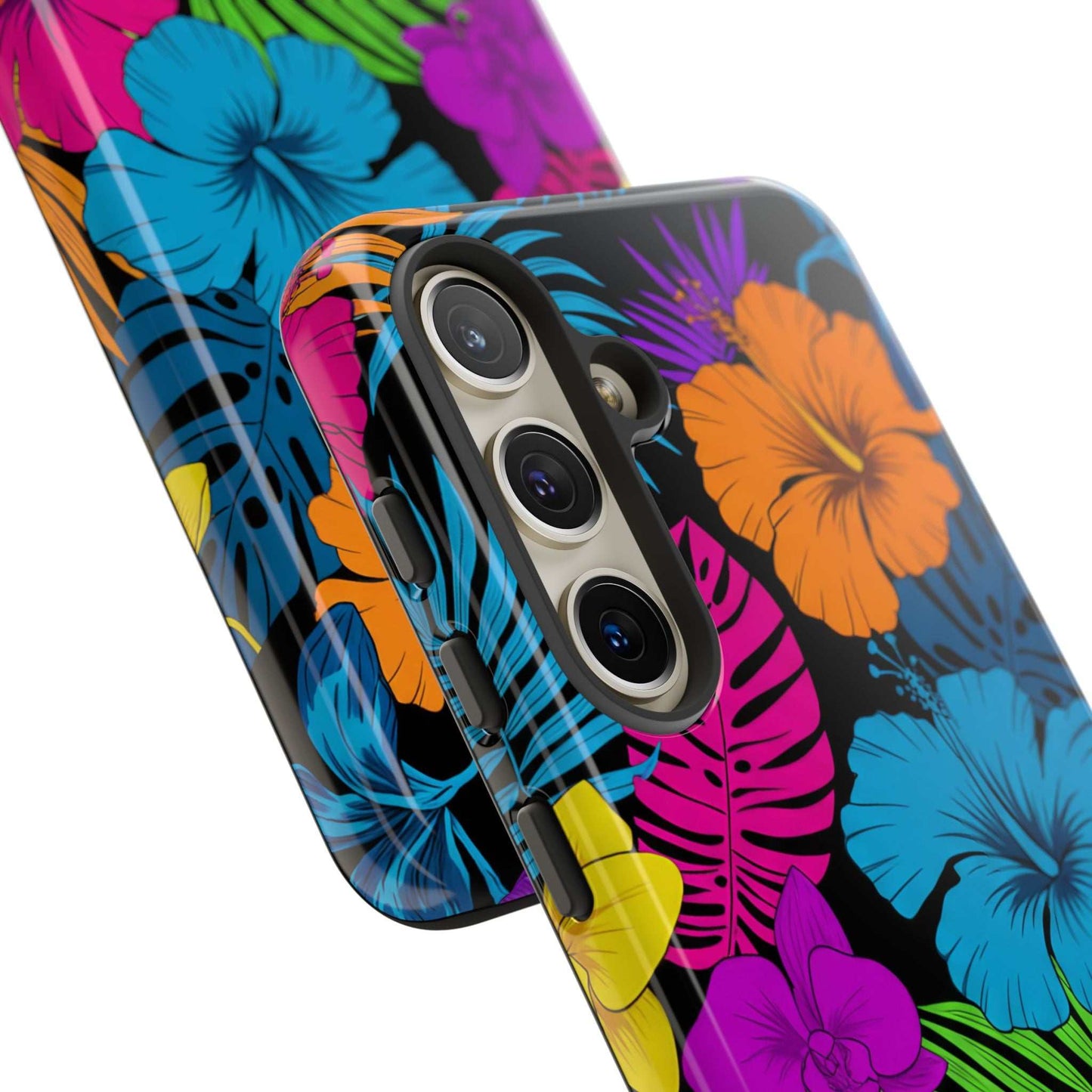 Modern Tropical Floral Design Samsung Phone Case