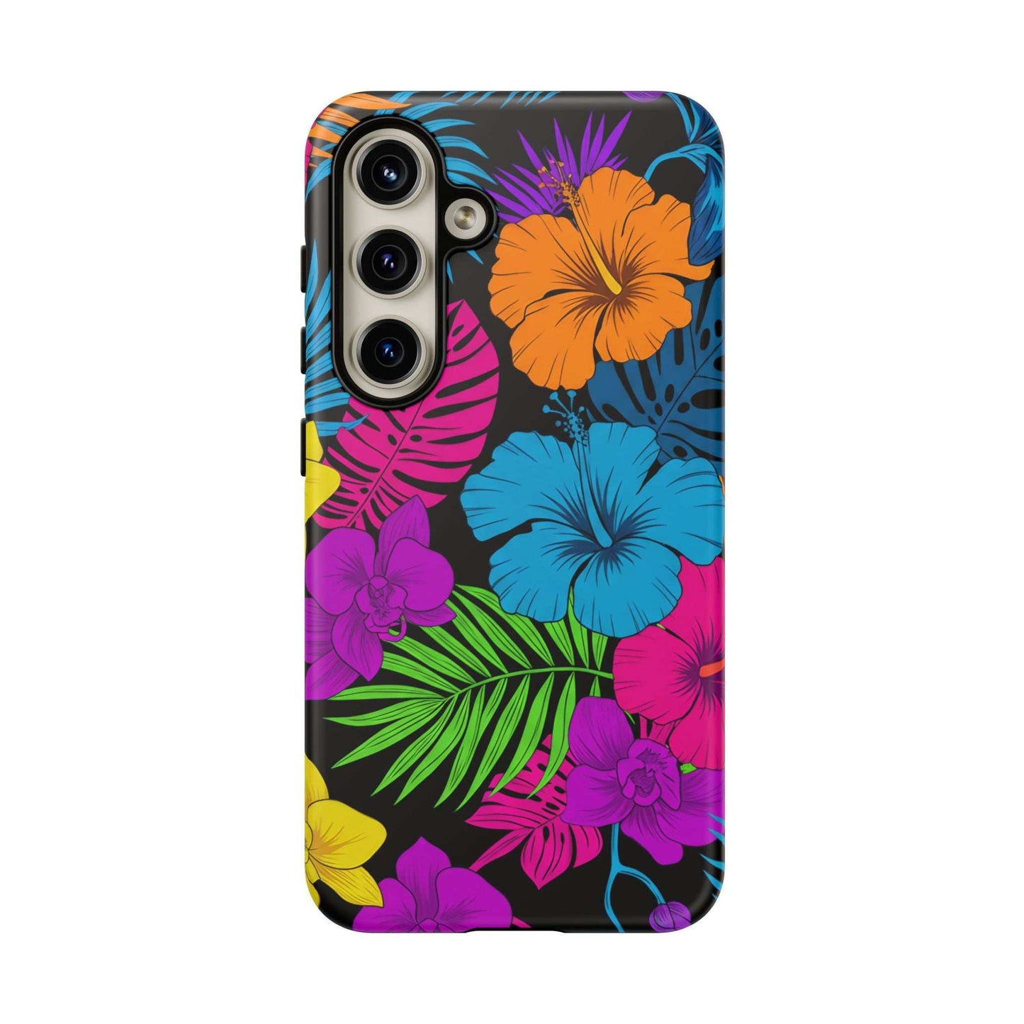 Modern Tropical Floral Design Samsung Phone Case