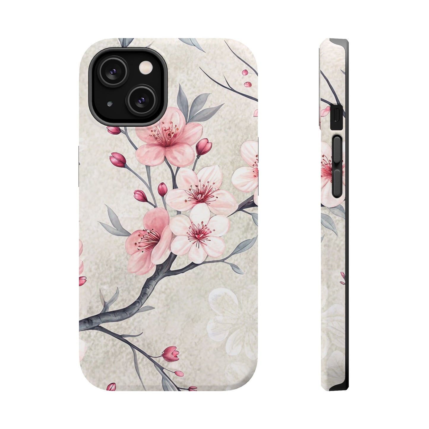 Japanese Cherry Blossom Magnetic iPhone Tough Cases