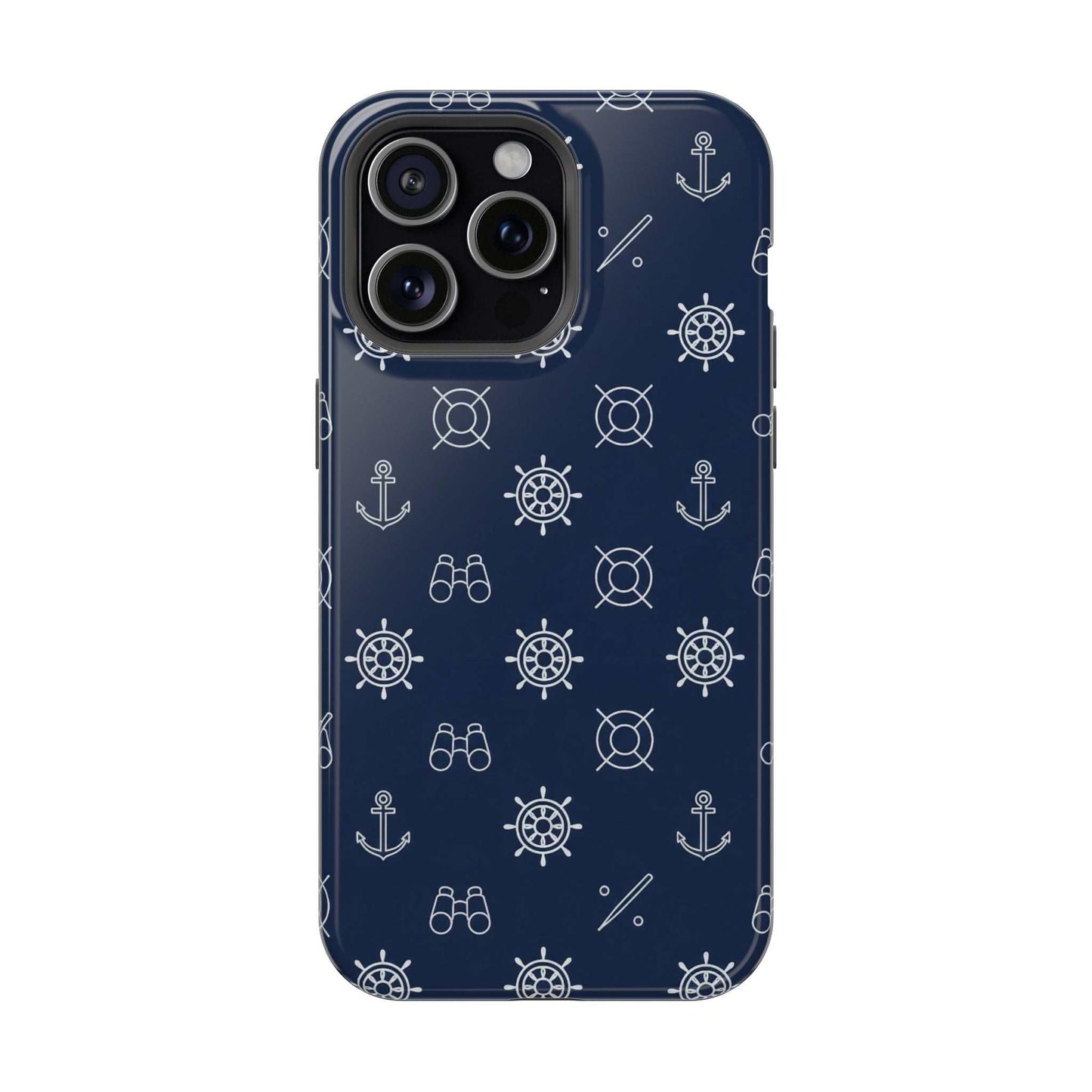 Minimalist Nautical iPhone Case — Magnetic Impact-Resistant Phone Case