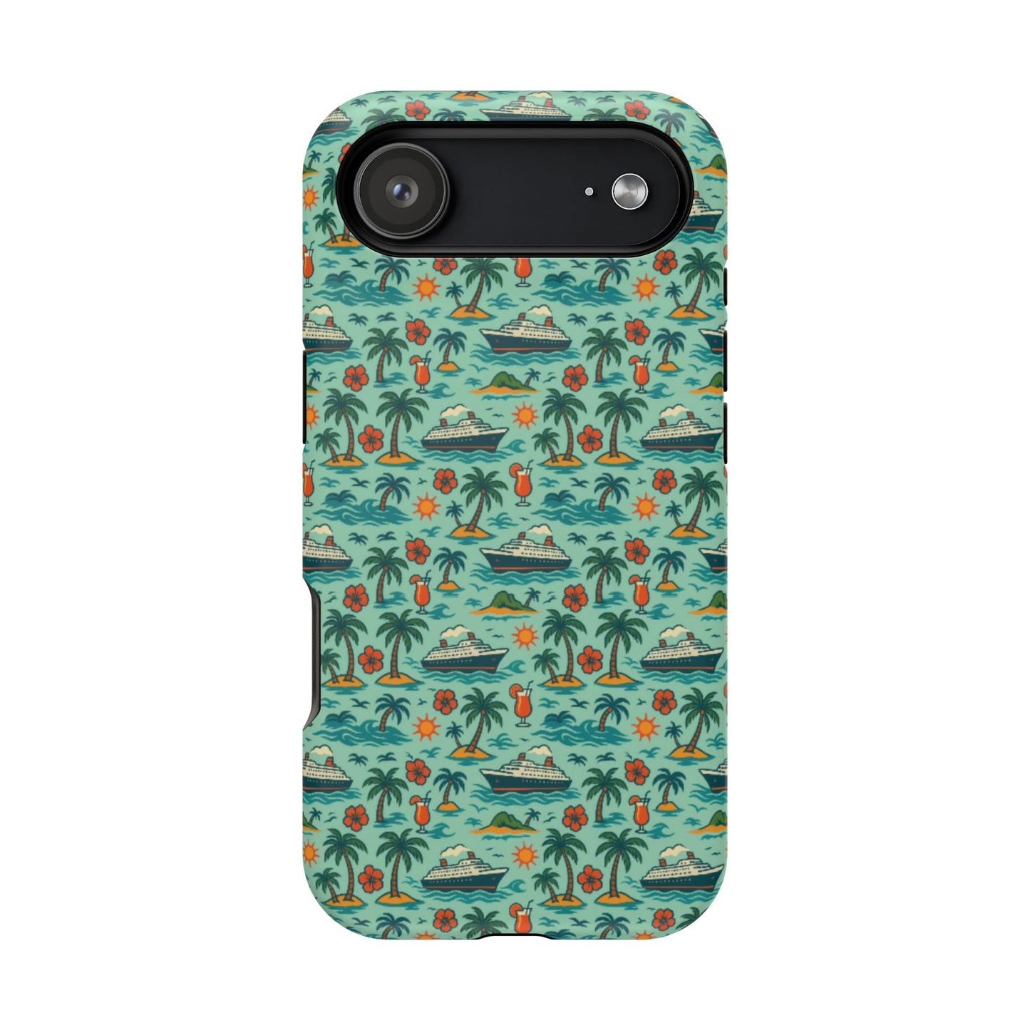 Tropical Cruise Tough iPhone Case