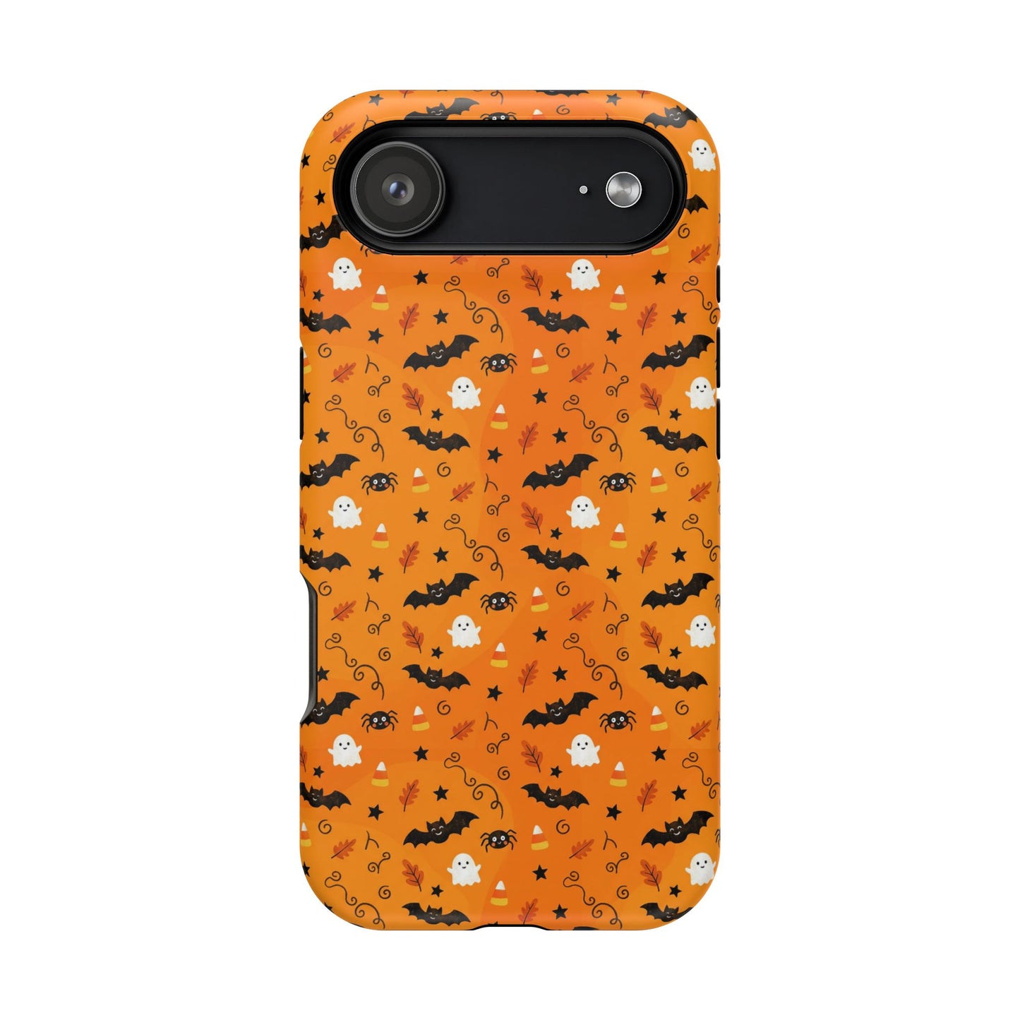 Boo-tiful Halloween Bat & Ghost iPhone Case