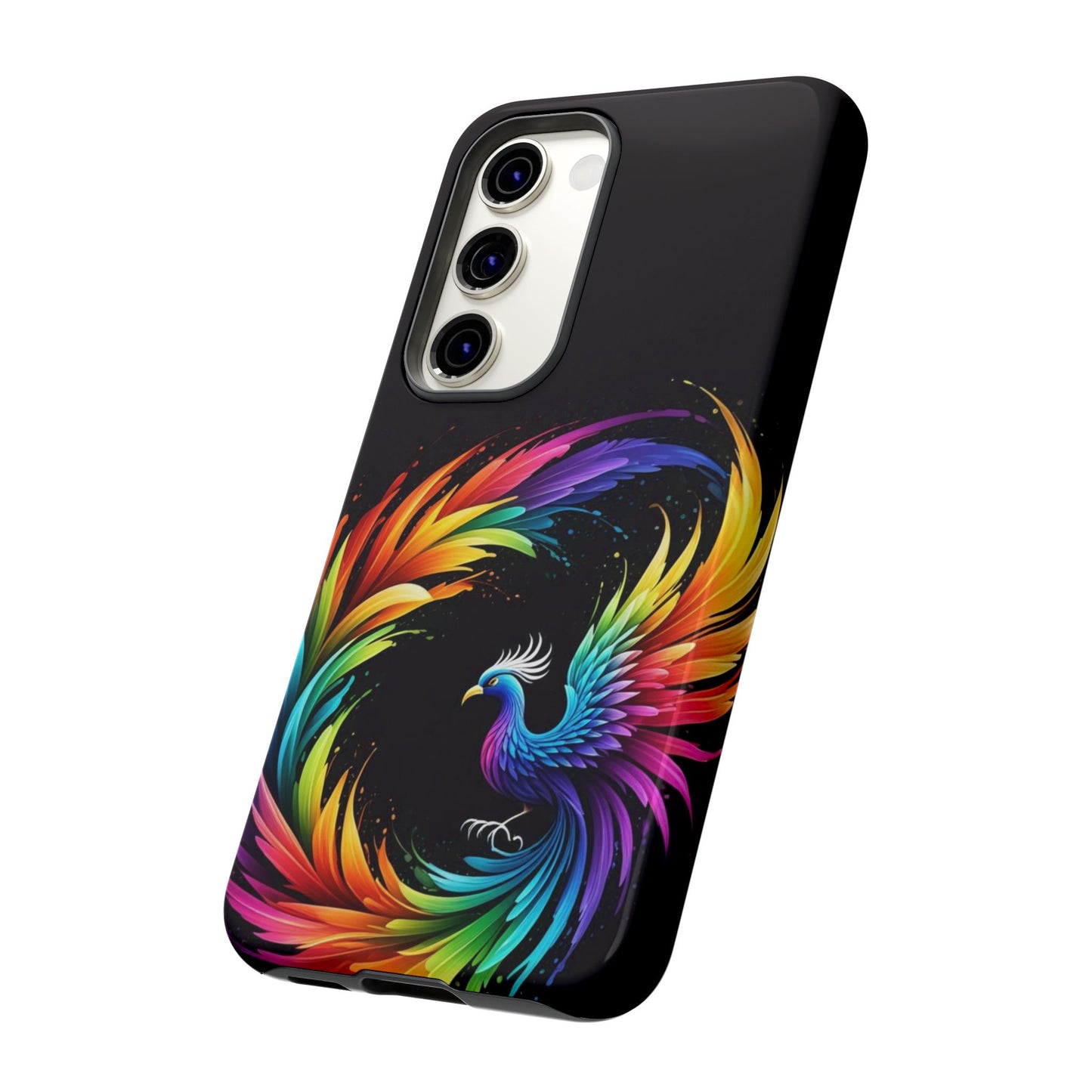 Rainbow Phoenix Design Samsung Phone Case