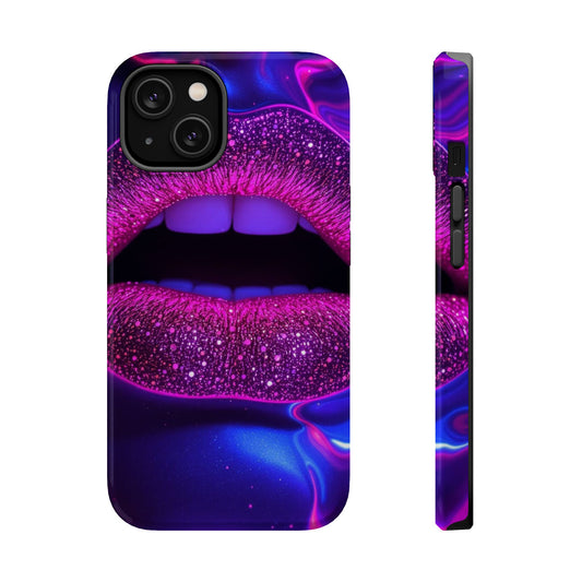 Purple Kiss Design iPhone Tough Case