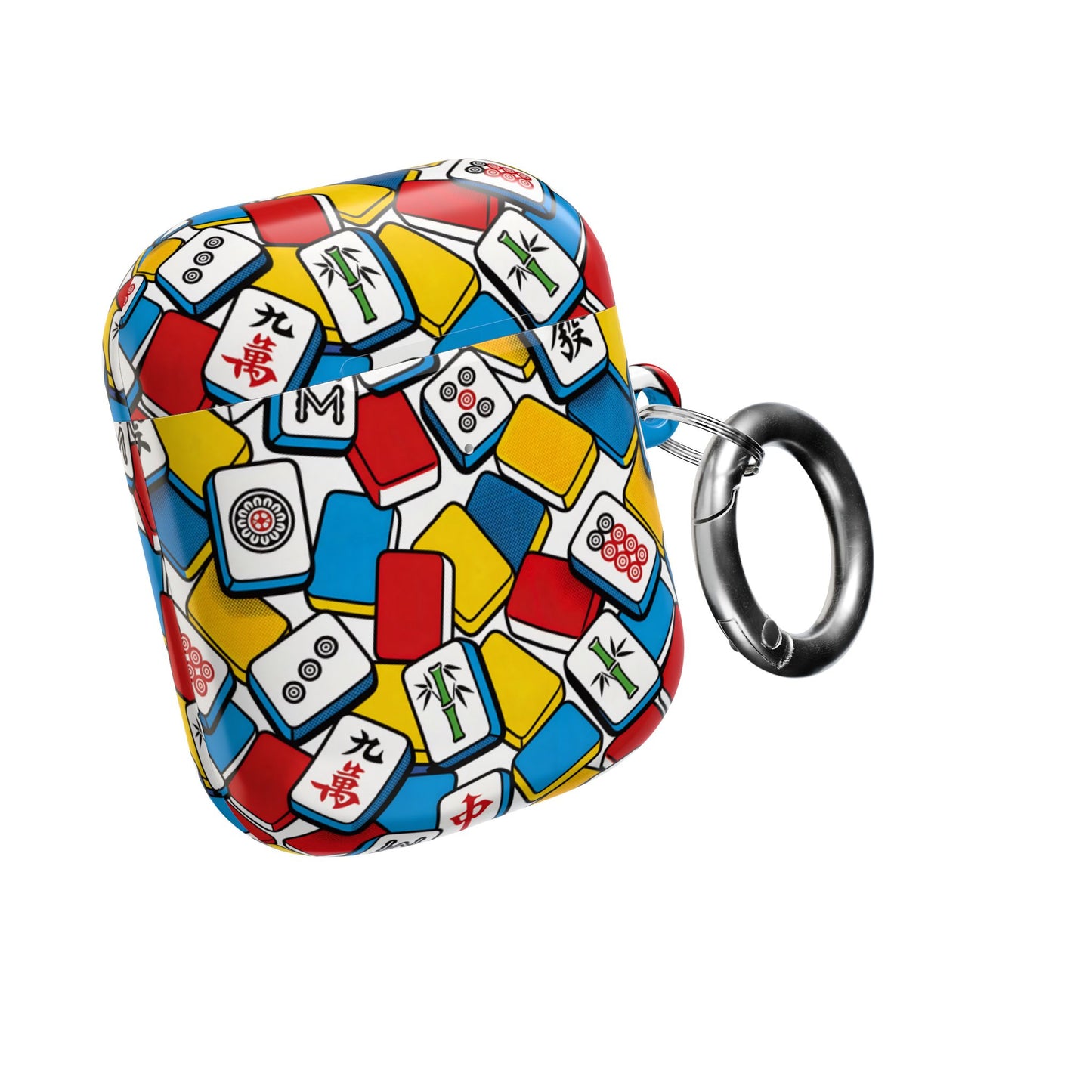 Vibrant Mahjong AirPod Case — Colorful Mahjong Tile Protective Case