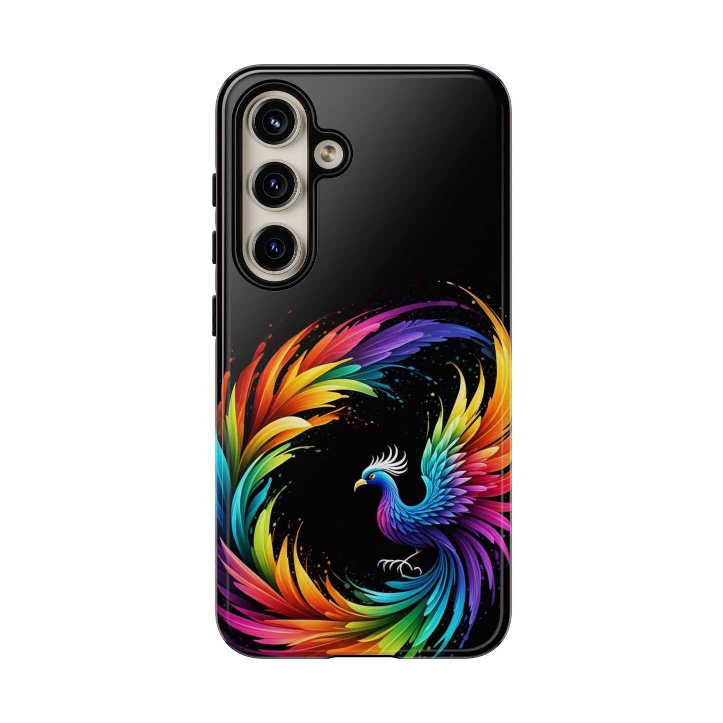Rainbow Phoenix Design Samsung Phone Case