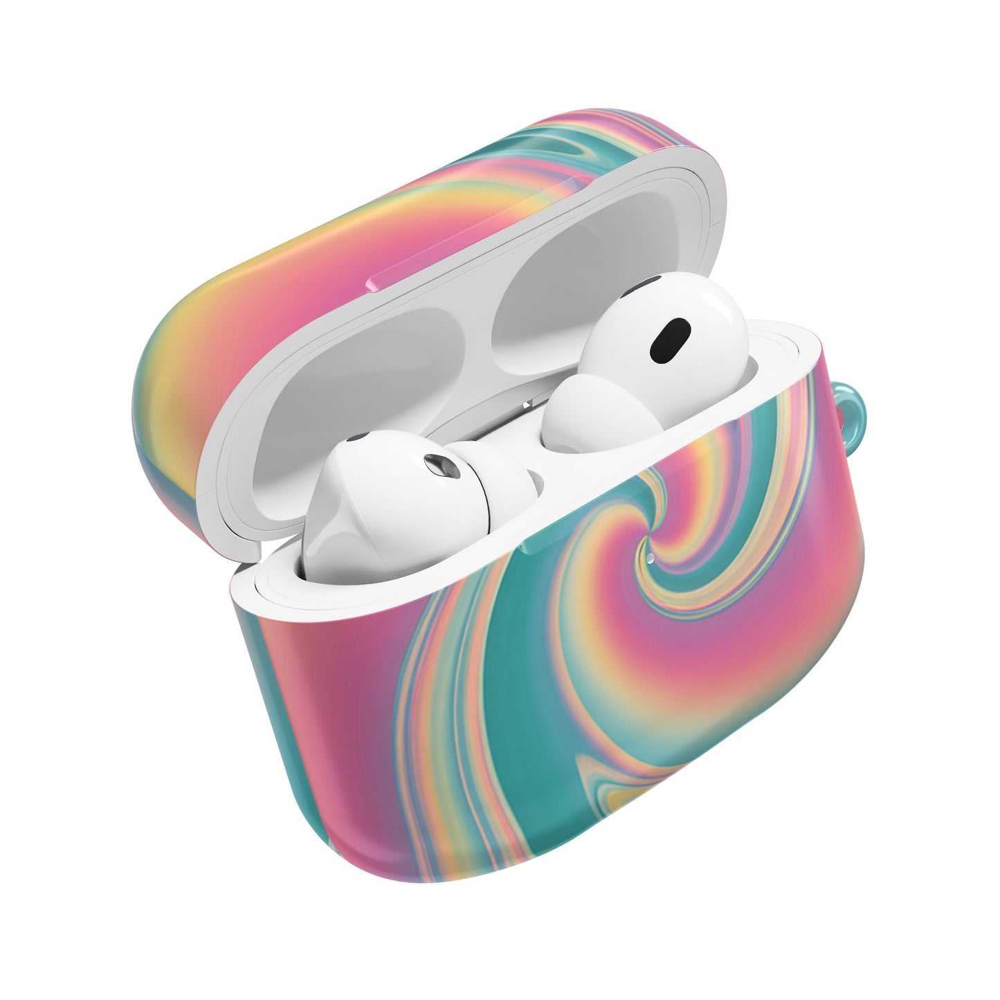 Cotton Candy Rainbow Swirl AirPod Case