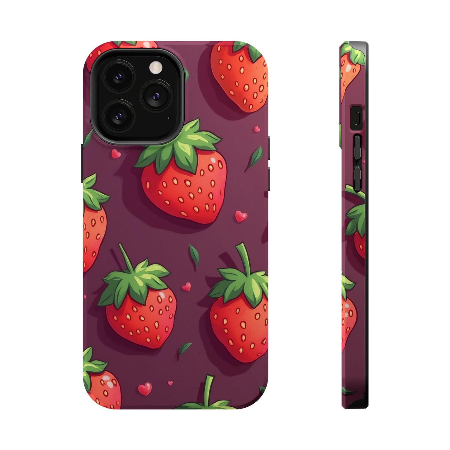 Strawberry Design iPhone Tough Phone Case