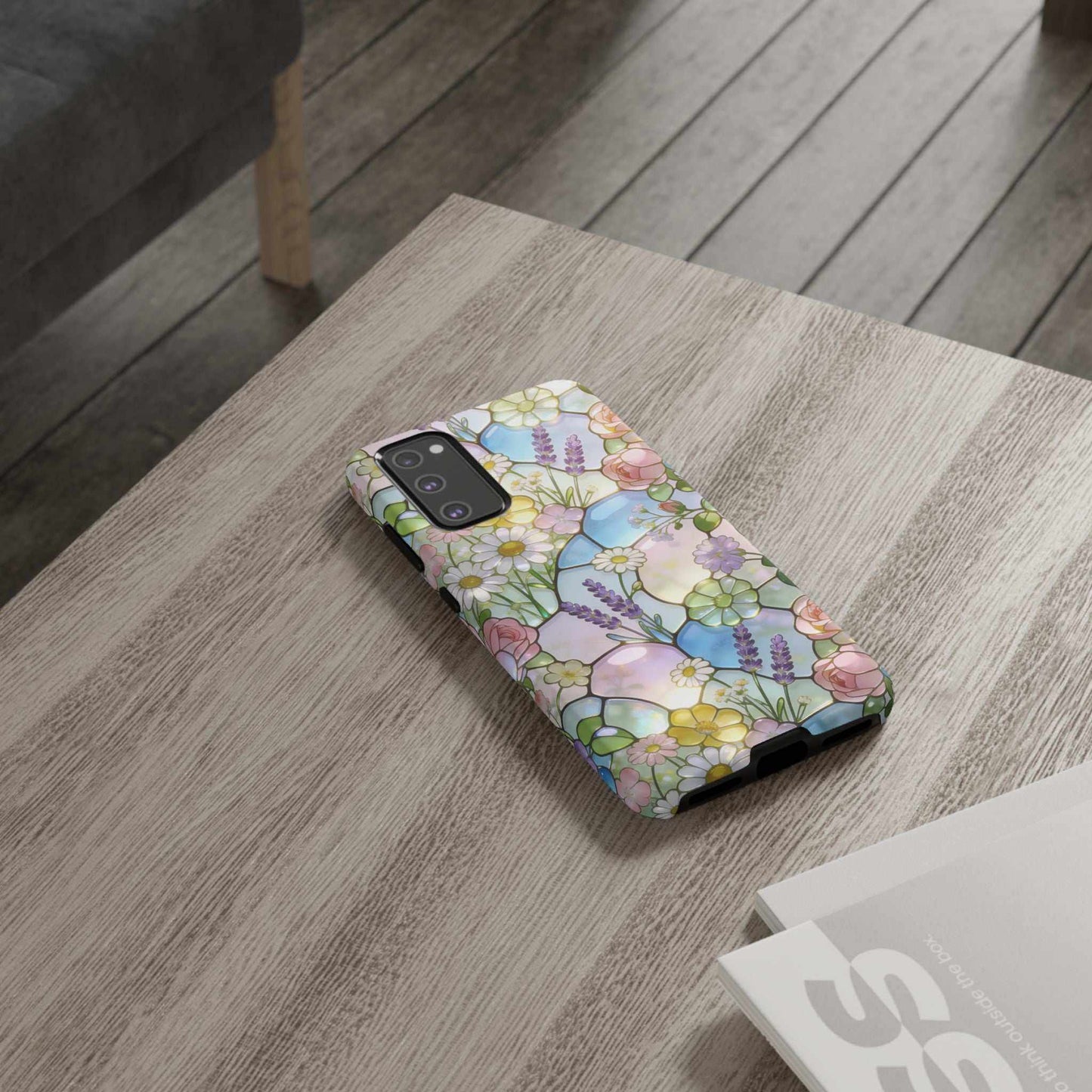 Floral Stained Glass Samsung Phone Case — Tough Cases