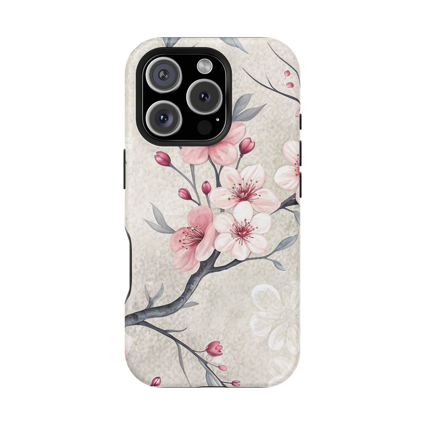Japanese Cherry Blossom Magnetic iPhone Tough Cases