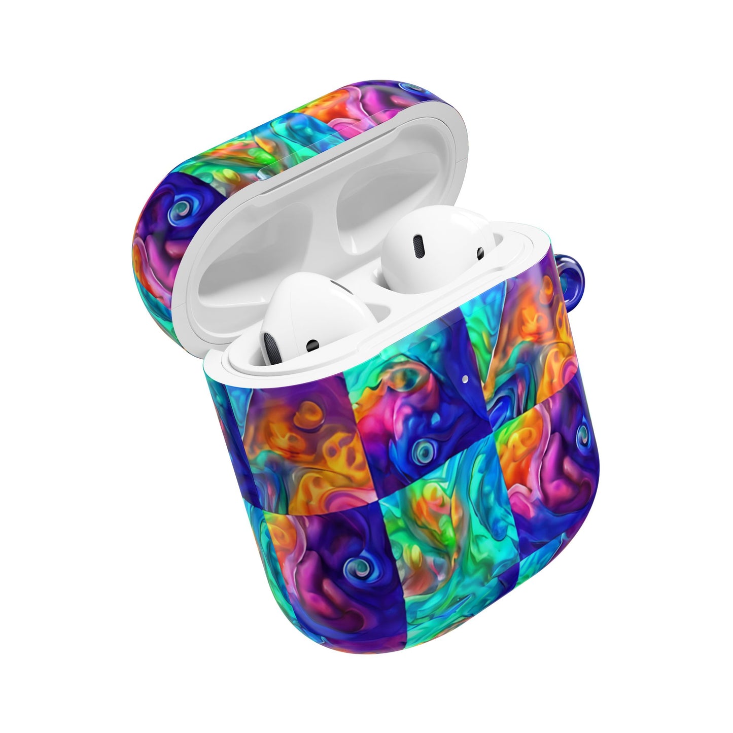 Abalone Swirl AirPod Case — Glowing Shell Protective Cover