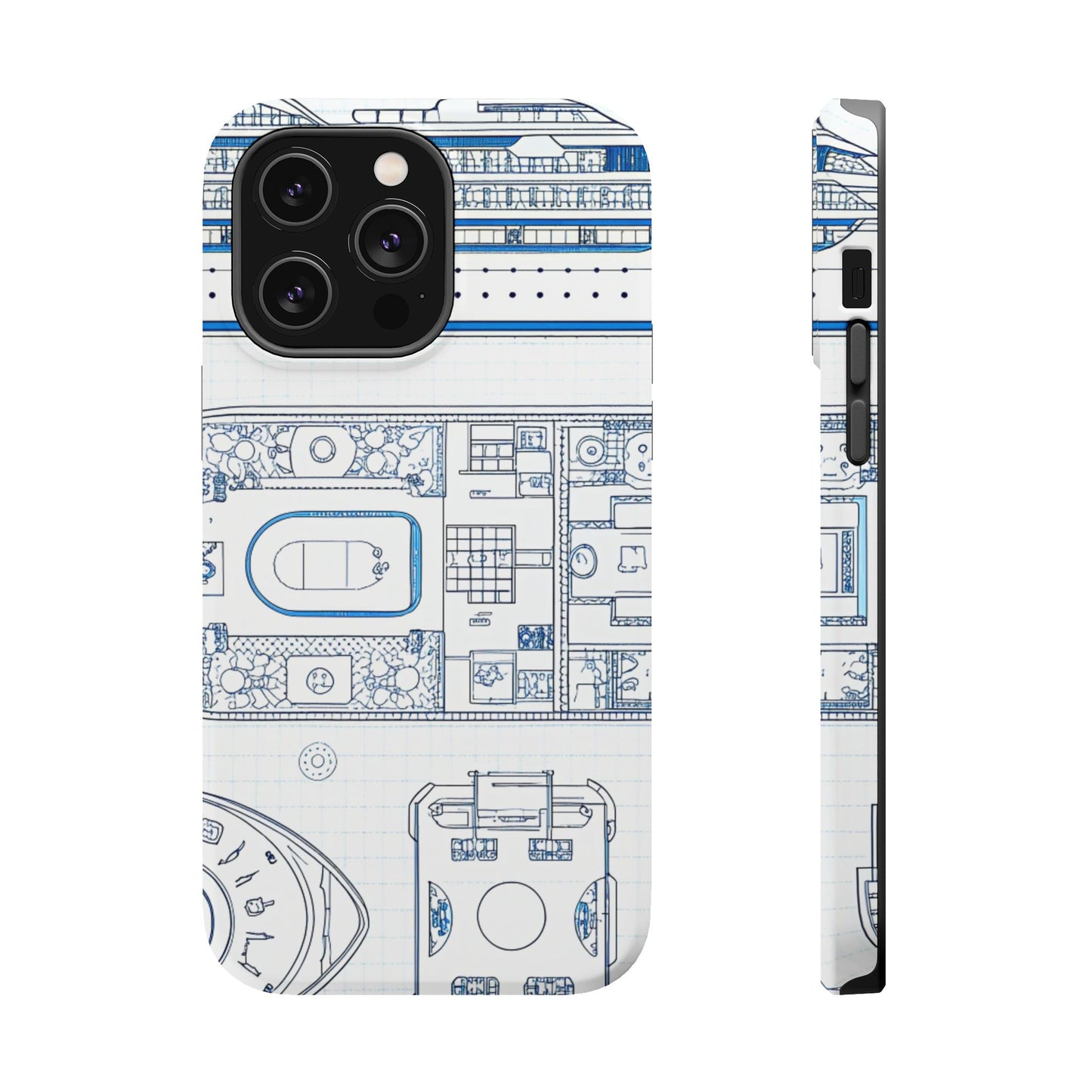 Cruise Ship Design Inspired iPhone Tough Case