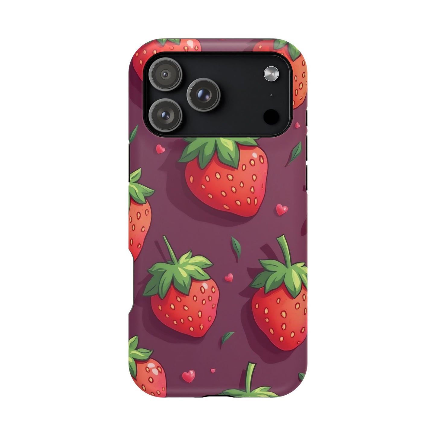 Strawberry Design iPhone Tough Phone Case