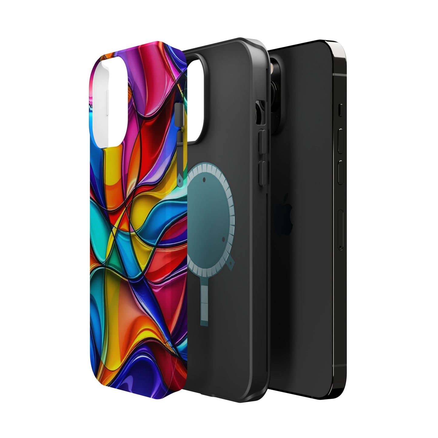 Rainbow Pride Art Design iPhone Tough Case