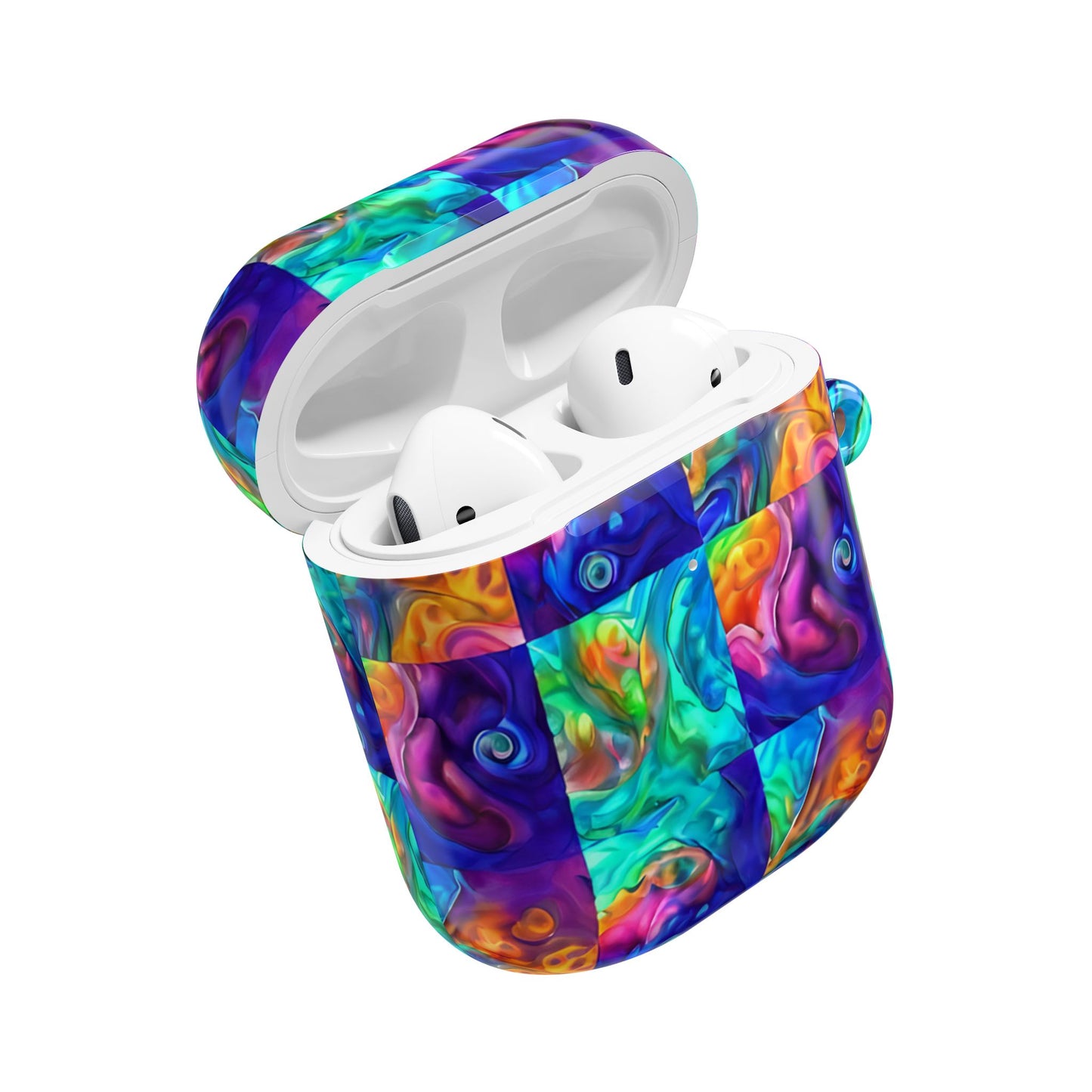 Abalone Swirl AirPod Case — Glowing Shell Protective Cover