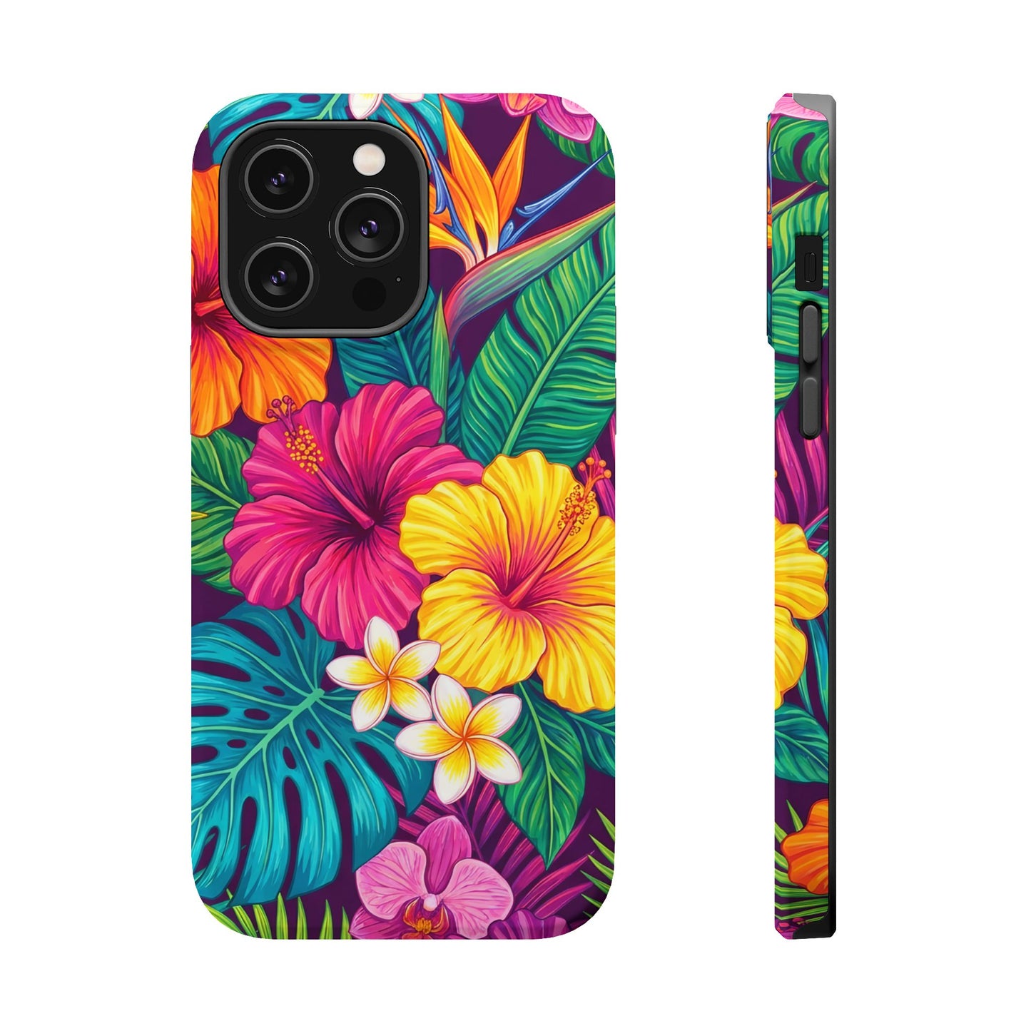 Vibrant Tropical iPhone Tough Case — Magnetic Impact-Resistant
