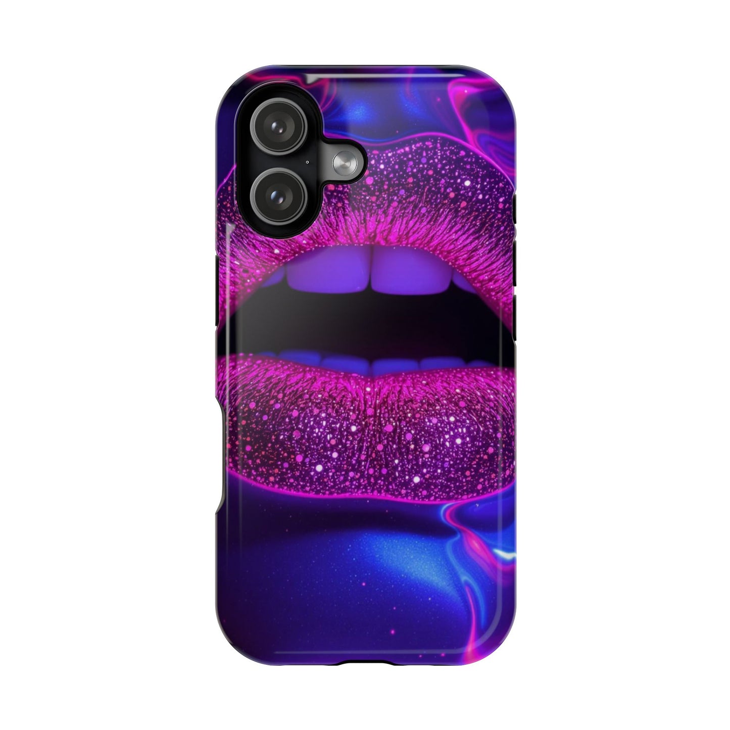 Purple Kiss Design iPhone Tough Case