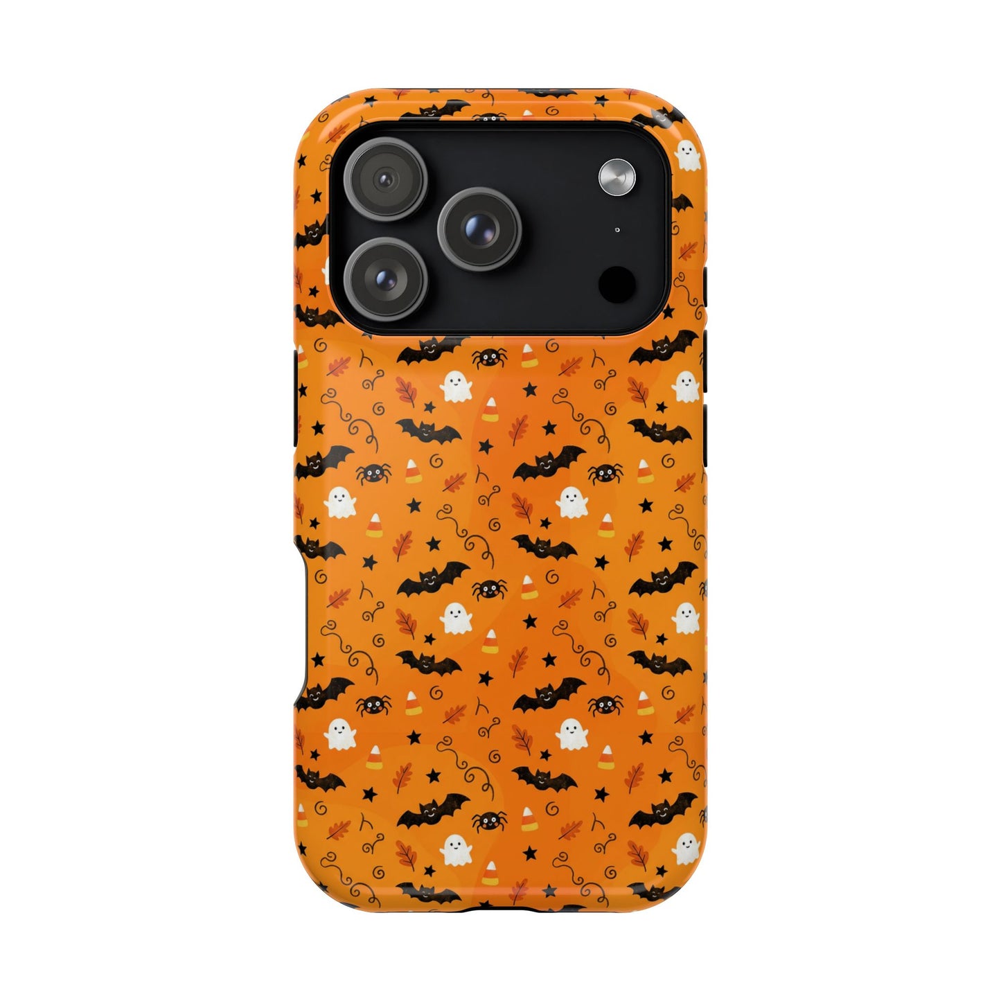 Boo-tiful Halloween Bat & Ghost iPhone Case