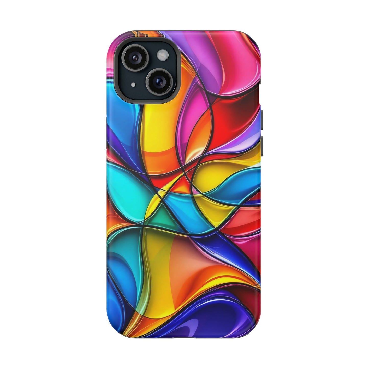 Rainbow Pride Art Design iPhone Tough Case