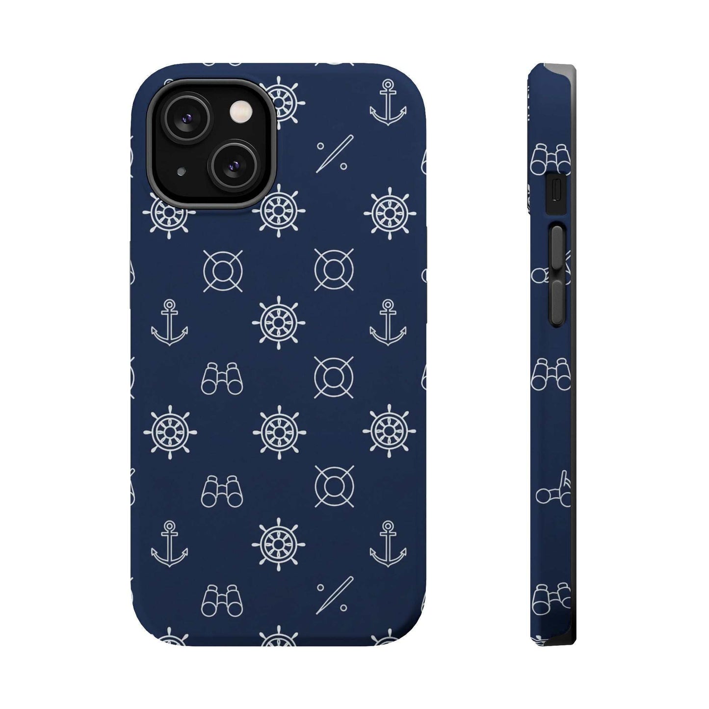 Minimalist Nautical iPhone Case — Magnetic Impact-Resistant Phone Case