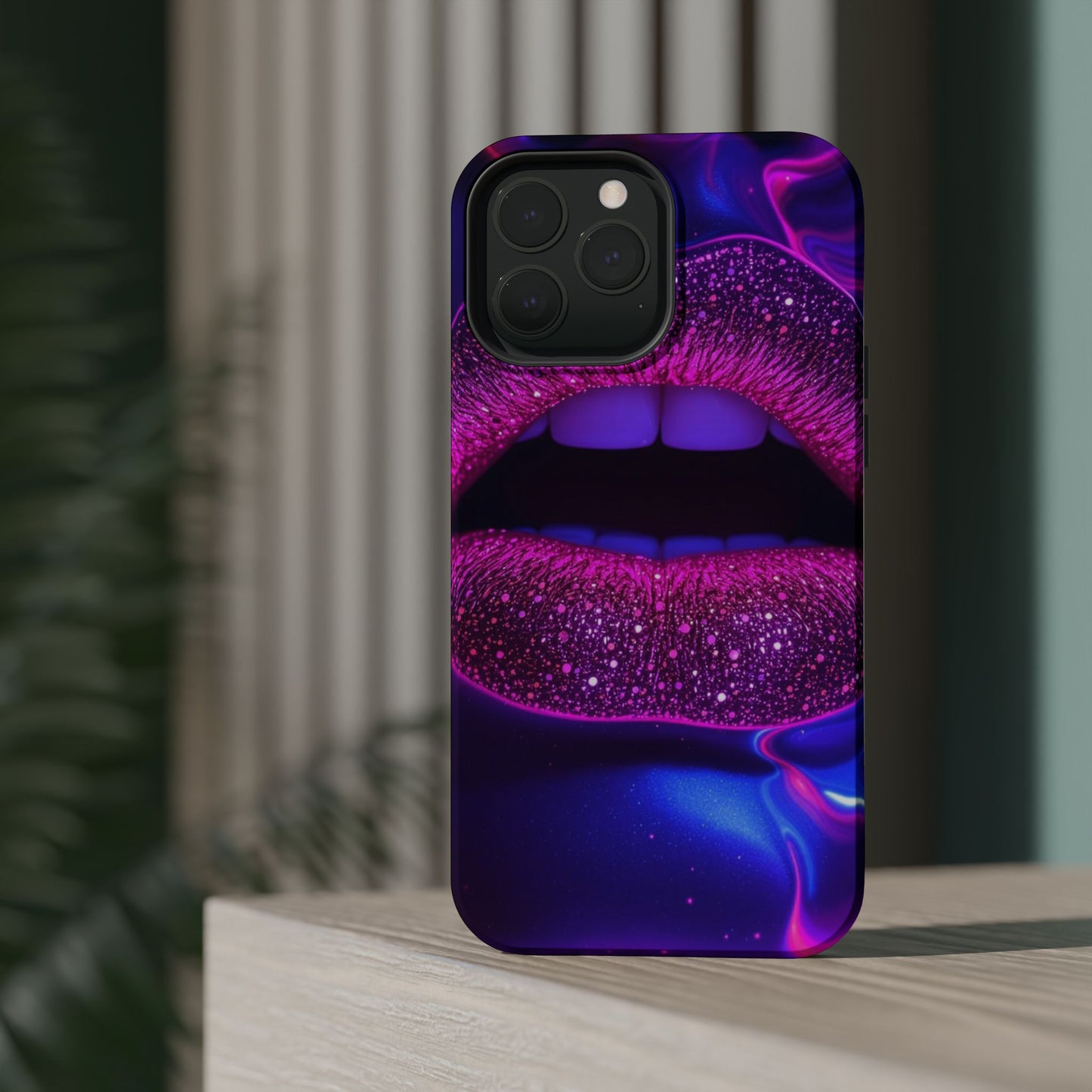 Purple Kiss Design iPhone Tough Case