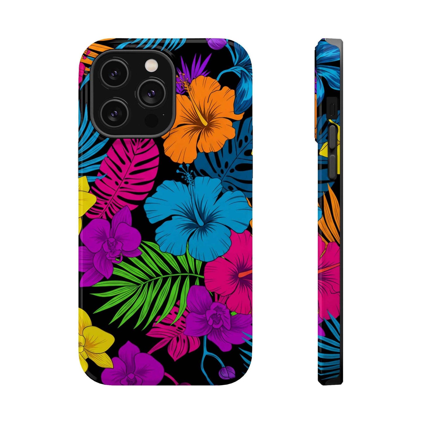 Modern Tropical Floral Design iPhone Case