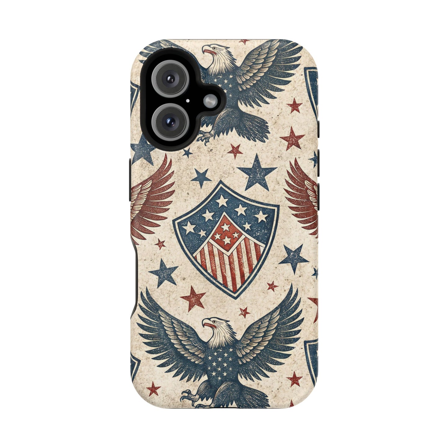 Vintage American Pride iPhone Tough Case