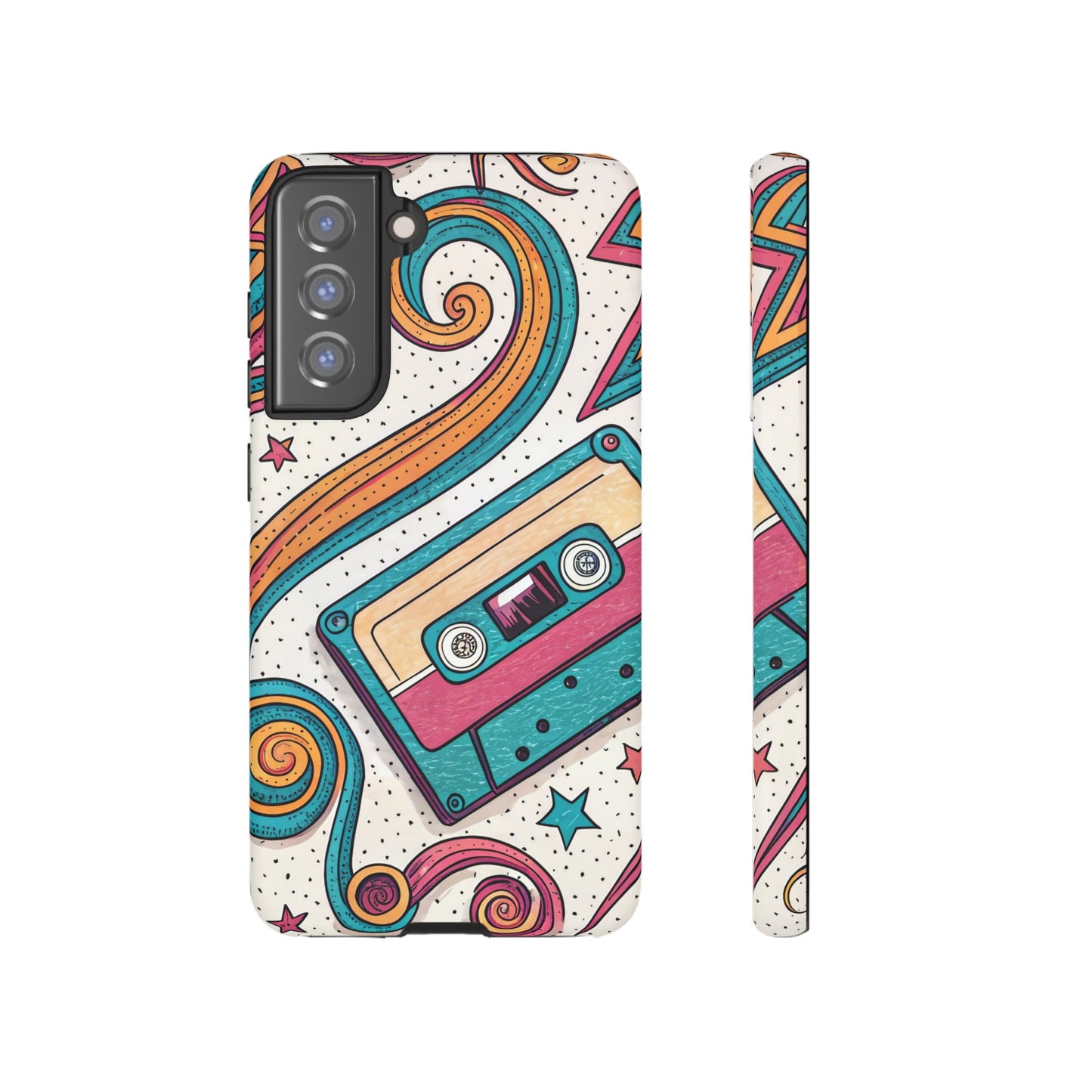 Retro Cassette Samsung Tough Phone Case