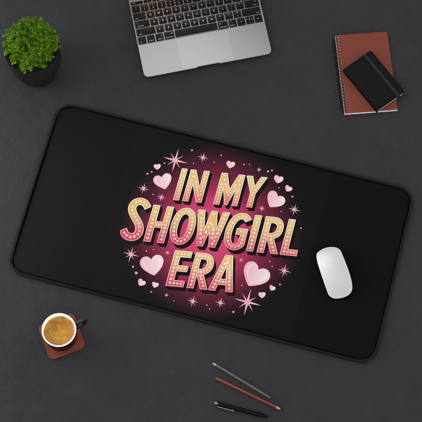 In My Showgirl Era Desk Mat, Office Desk Accessory