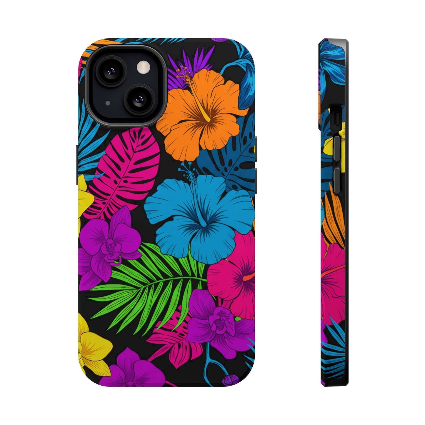 Modern Tropical Floral Design iPhone Case