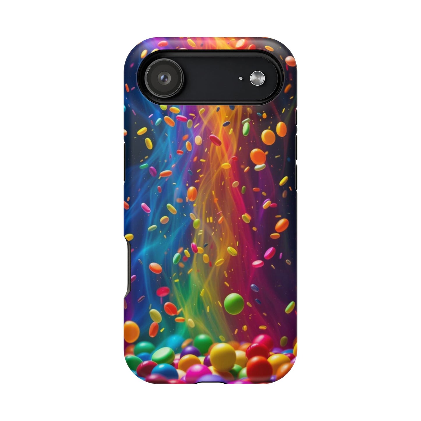 Rainbow Candy Rain iPhone Tough Case
