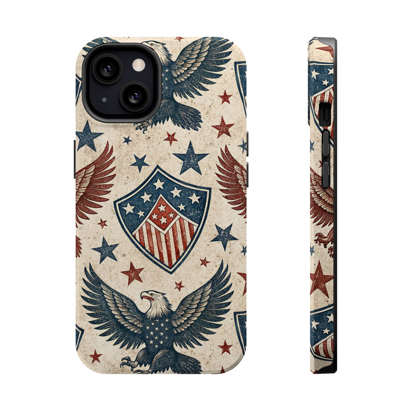 Vintage American Pride iPhone Tough Case