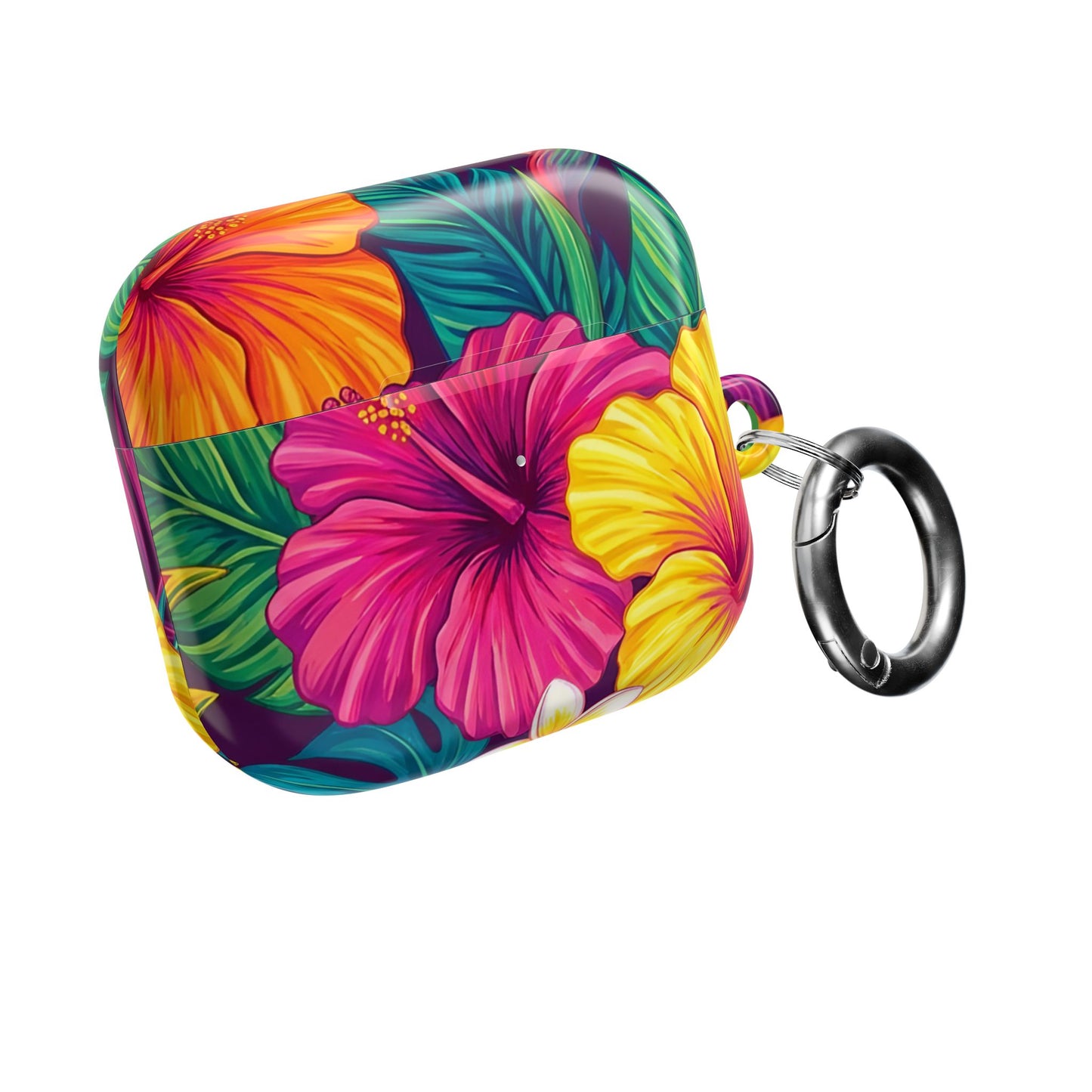 Vibrant Tropical Floral AirPod Case