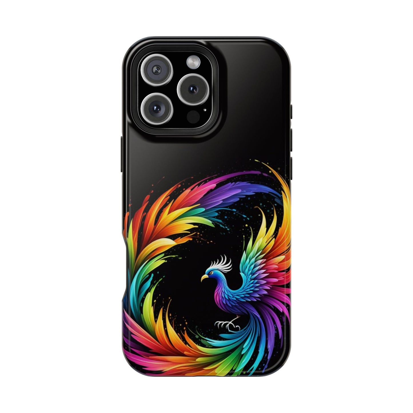 Rainbow Phoenix Design iPhone Tough Case