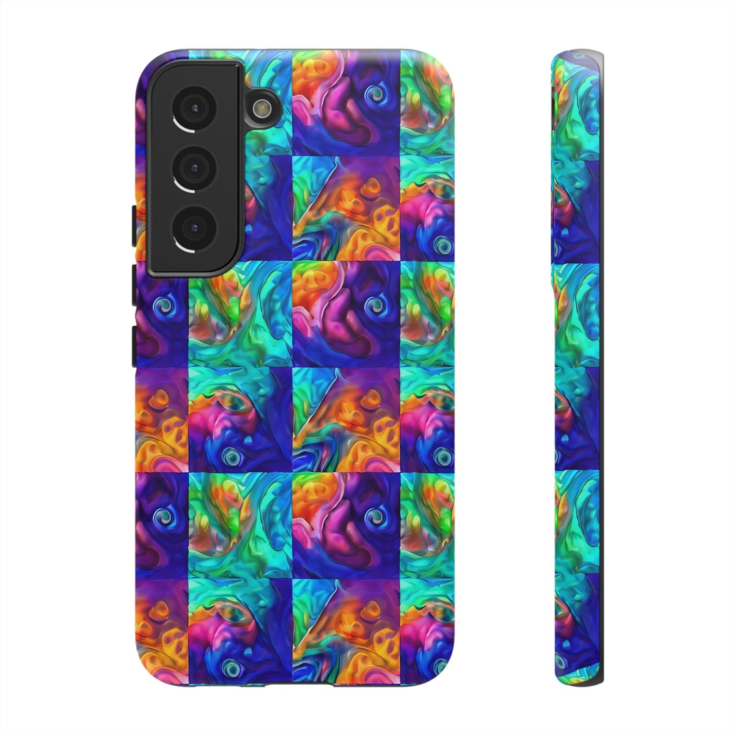Abalone Swirl Samsung Phone Case — Glowing Shell Design