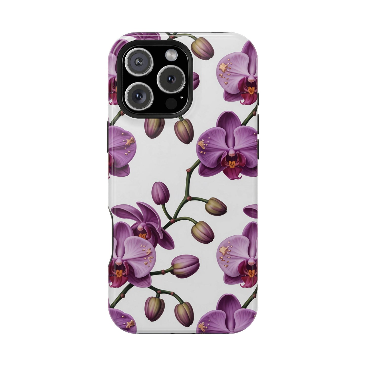 Purple Orchid Design iPhone Tough Case