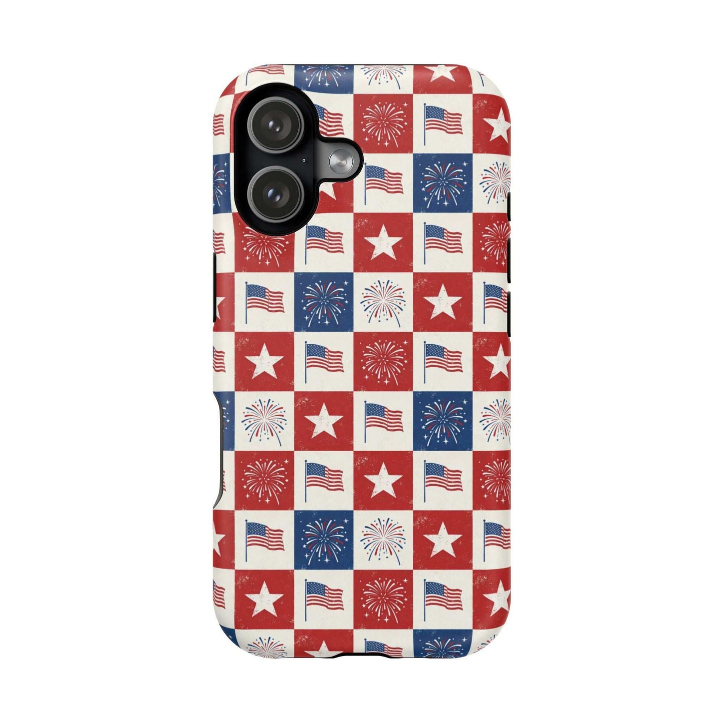 4th of July Patriotic iPhone Case — Magnetic Impact-Resistant